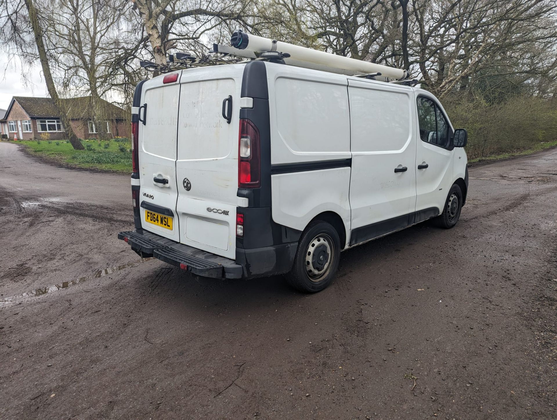 2014 64 VAUXHALL VIVARO PANEL VAN - 78K MILES - ROOF RACK - EX BT  - Image 9 of 9