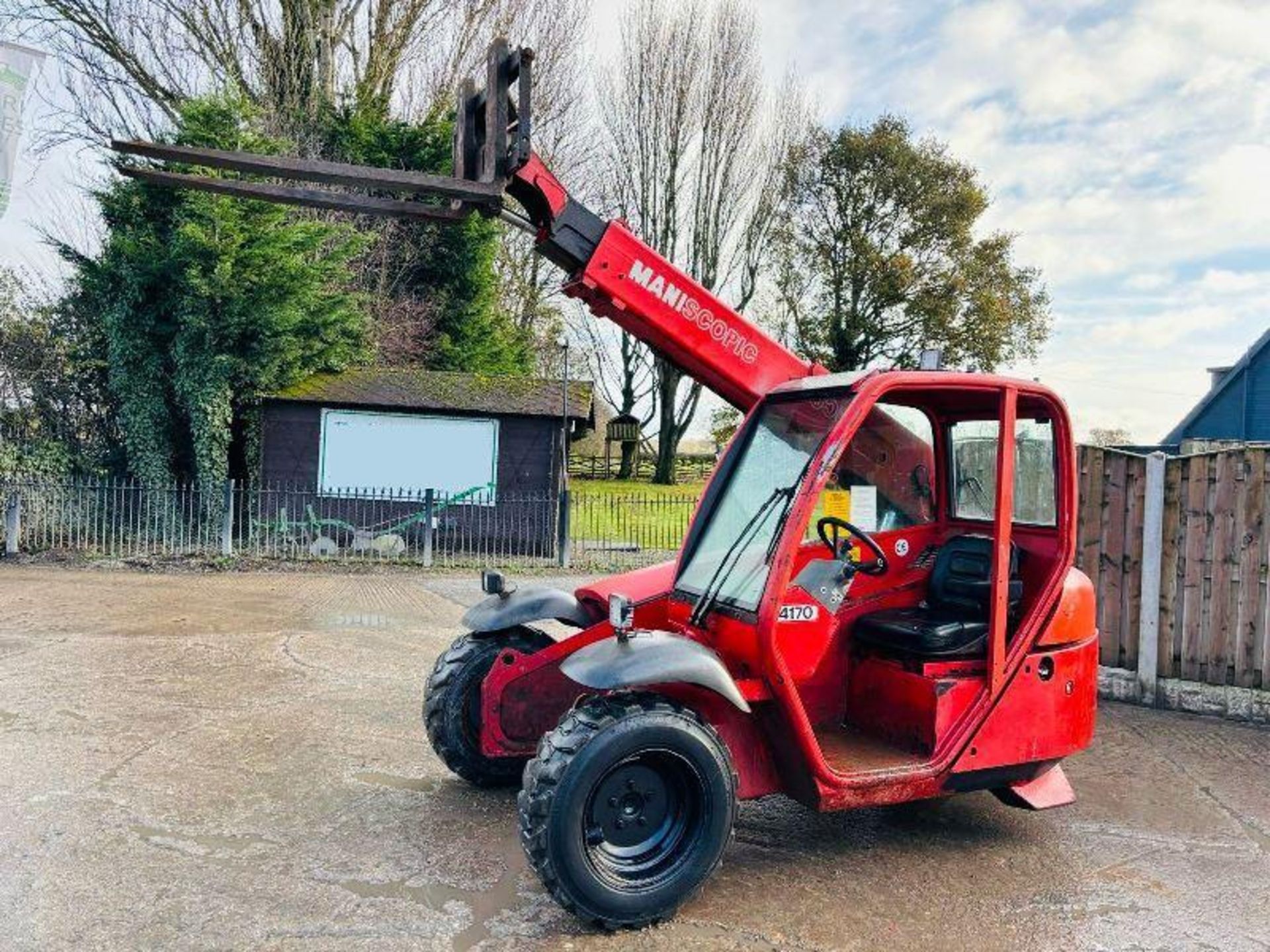 MANITOU SLT415E TELEHANDLER C/W PALLET TINES - Image 5 of 19