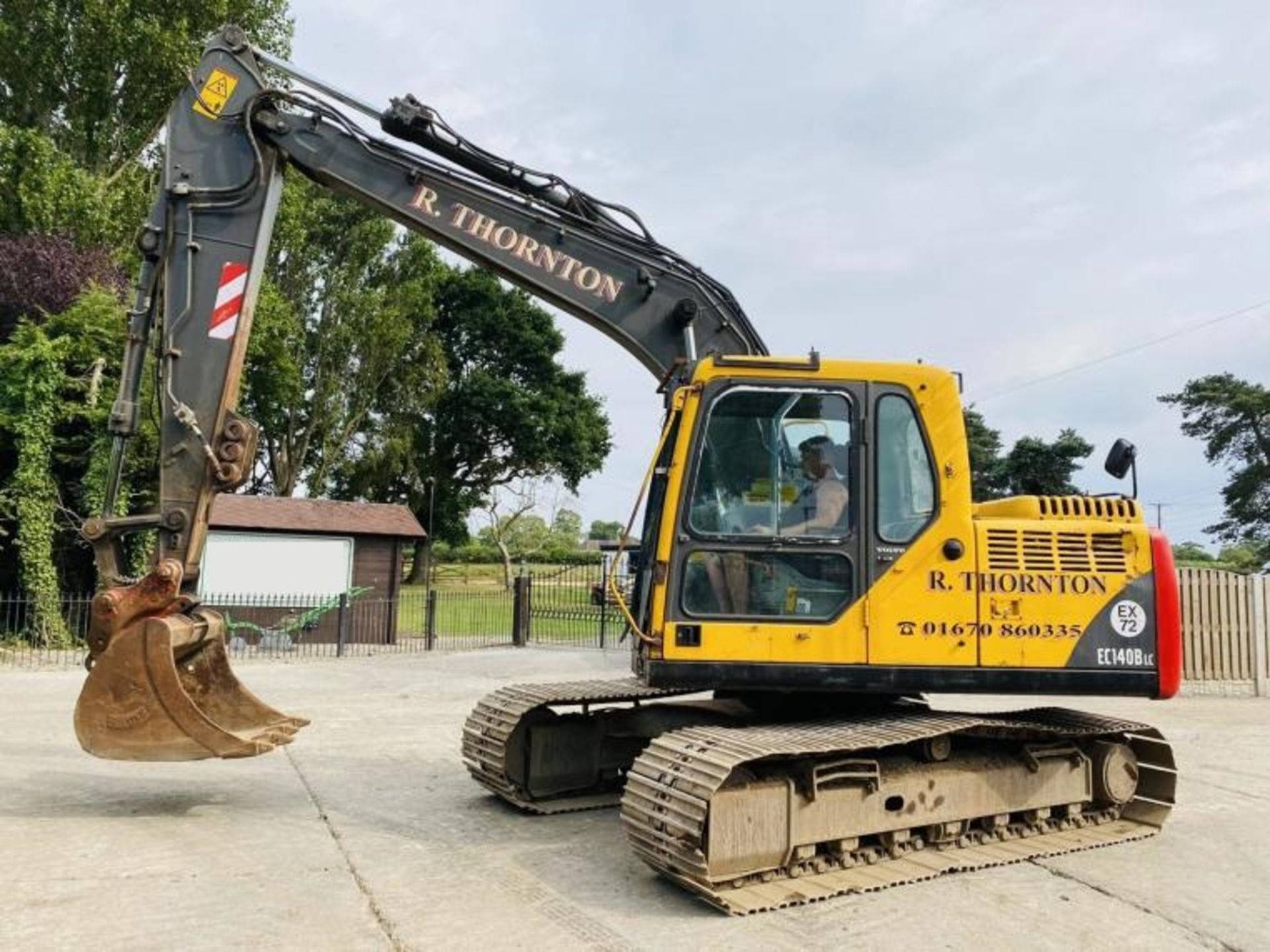 VOLVO EC140BLC TRACKED EXCAVATOR C/W QUICK HITCH - Image 4 of 17