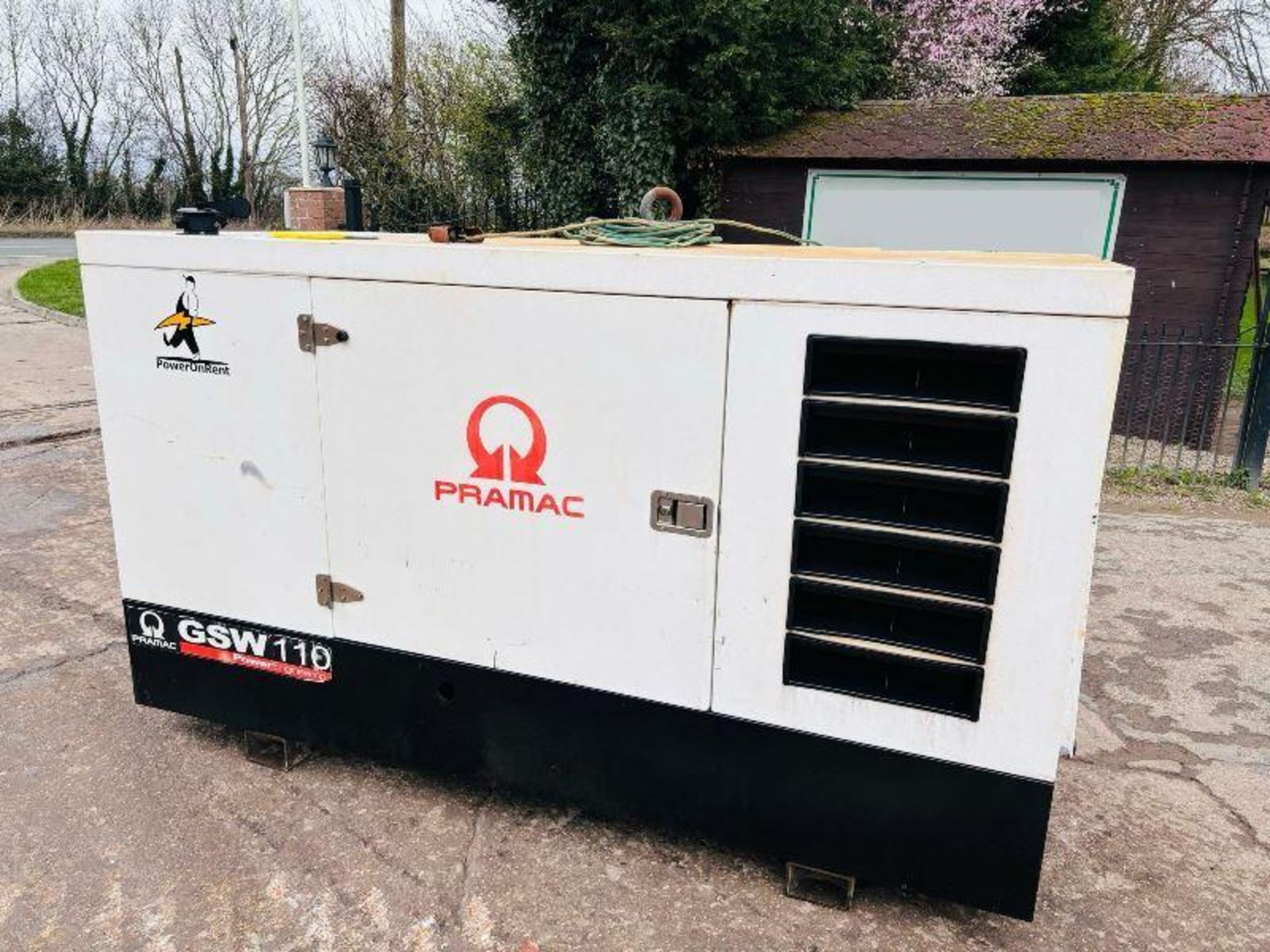 PRAMAC GSW110 110KVA GENERATOR C/W PERKINS ENGINE