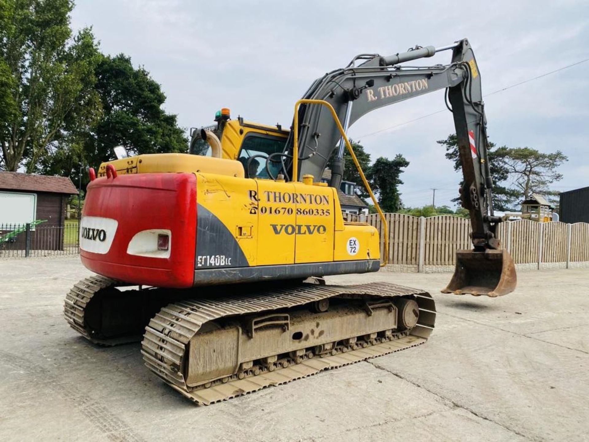 VOLVO EC140BLC TRACKED EXCAVATOR C/W QUICK HITCH - Image 3 of 17