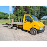 VW LT BEAVER TAIL RECOVERY TRUCK C/W MANUAL GEAR BOX