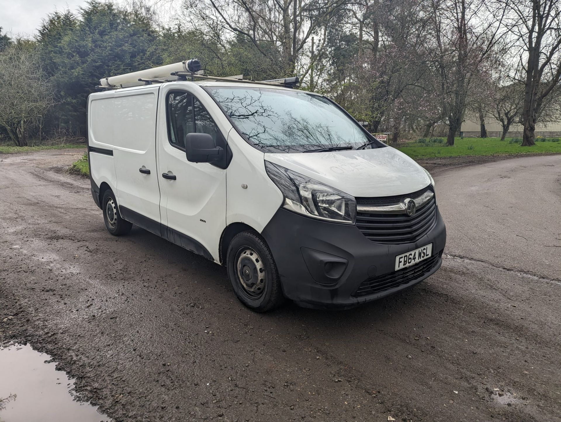 2014 64 VAUXHALL VIVARO PANEL VAN - 78K MILES - ROOF RACK - EX BT 