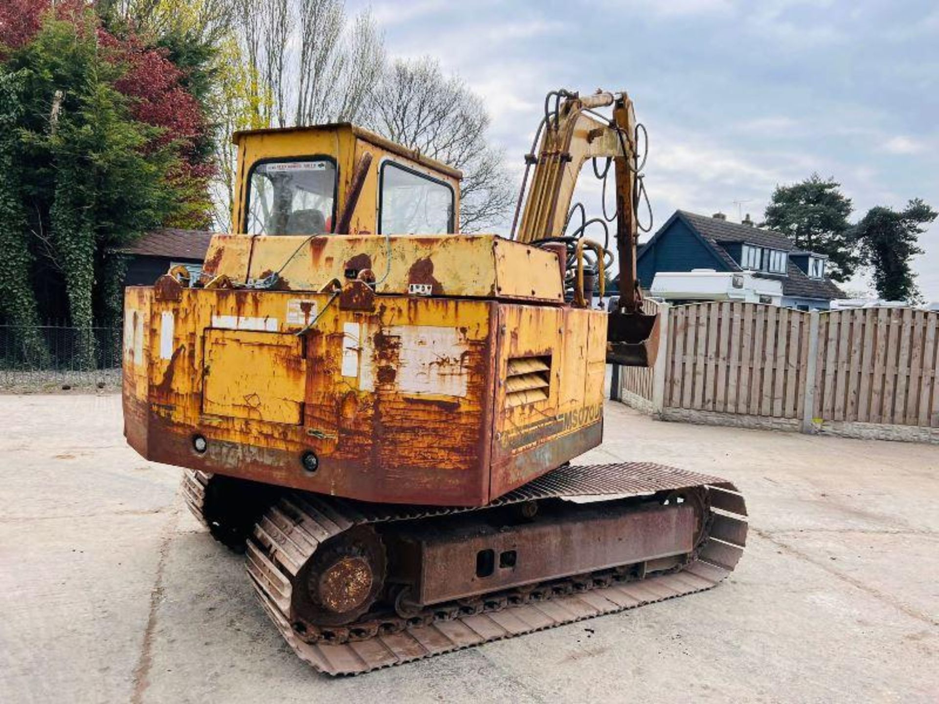 MITSUBISHI MS070U-2 TRACKED EXCAVATOR C/W BUCKET - Image 4 of 11