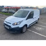 2015 15 FORD TRANSIT CONNECT LWB PANEL VAN - 95K MILES - AIR CON - TWIN SIDE DOORS - EX WATER BOARD