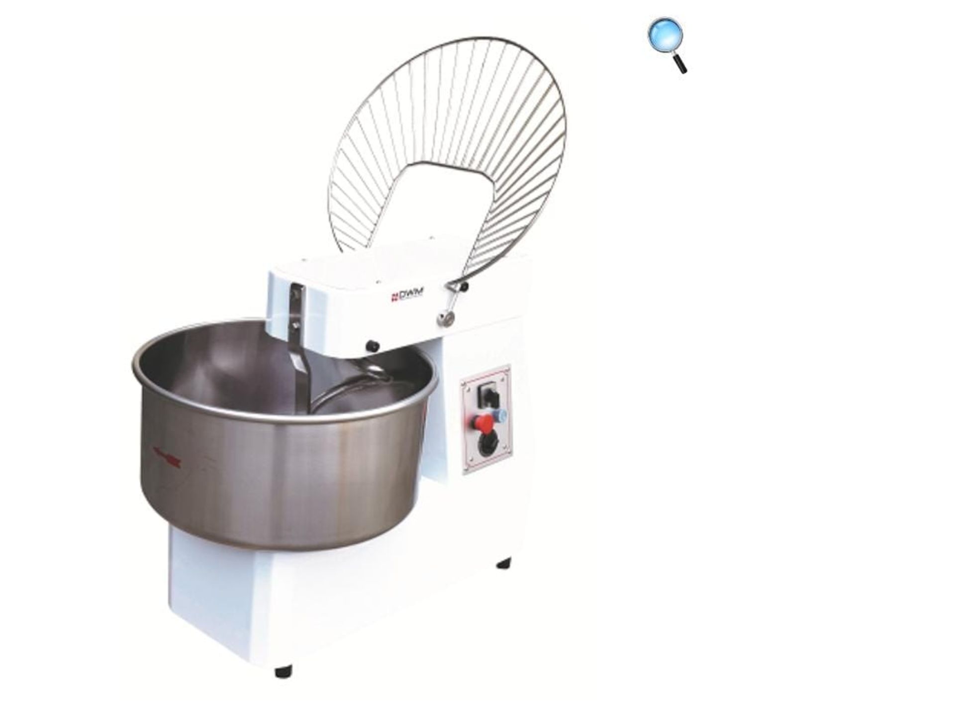 BRAND NEW 30L DOUGH MIXER SPRIAL - ITALIAN MADE - STILL IN BOX - 13 AMP UK PLUG - Image 6 of 6