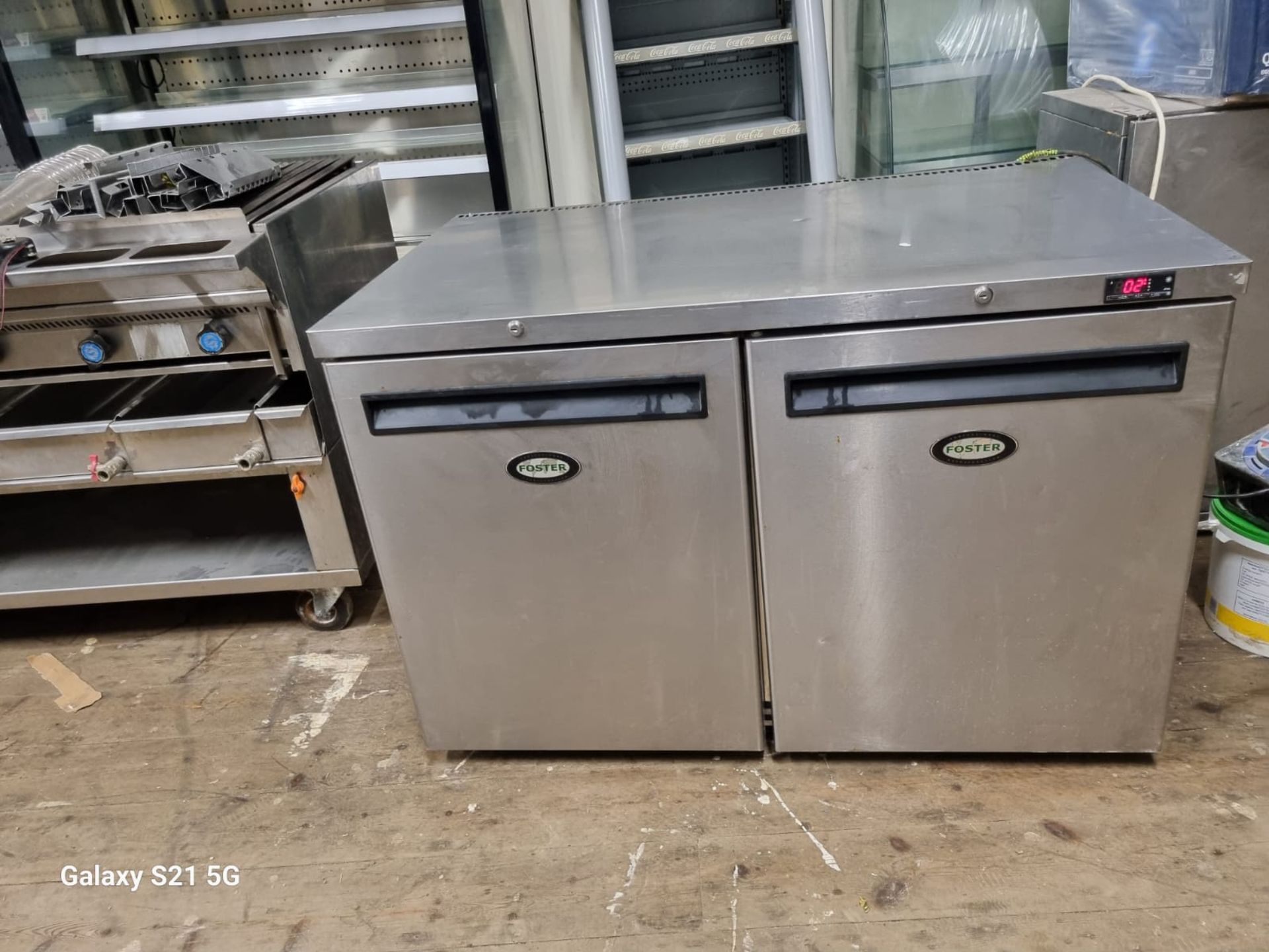 FOSTER HR360 UNDER COUNTER FRIDGE - 1200 MM W 700 MM D - FULLY WORKING