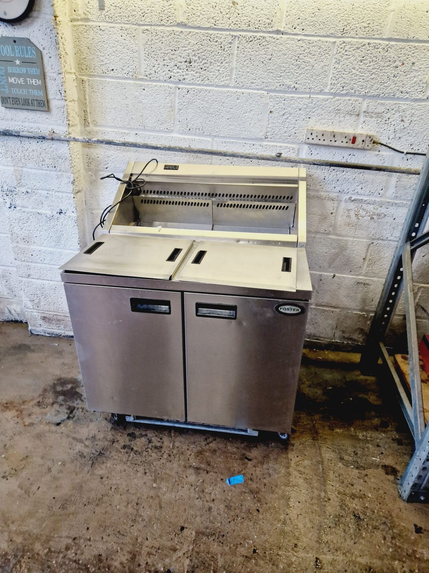 FOSTER PS1000HR PREP FRIDGE - FULLY WORKING - 13 AMP PLUG