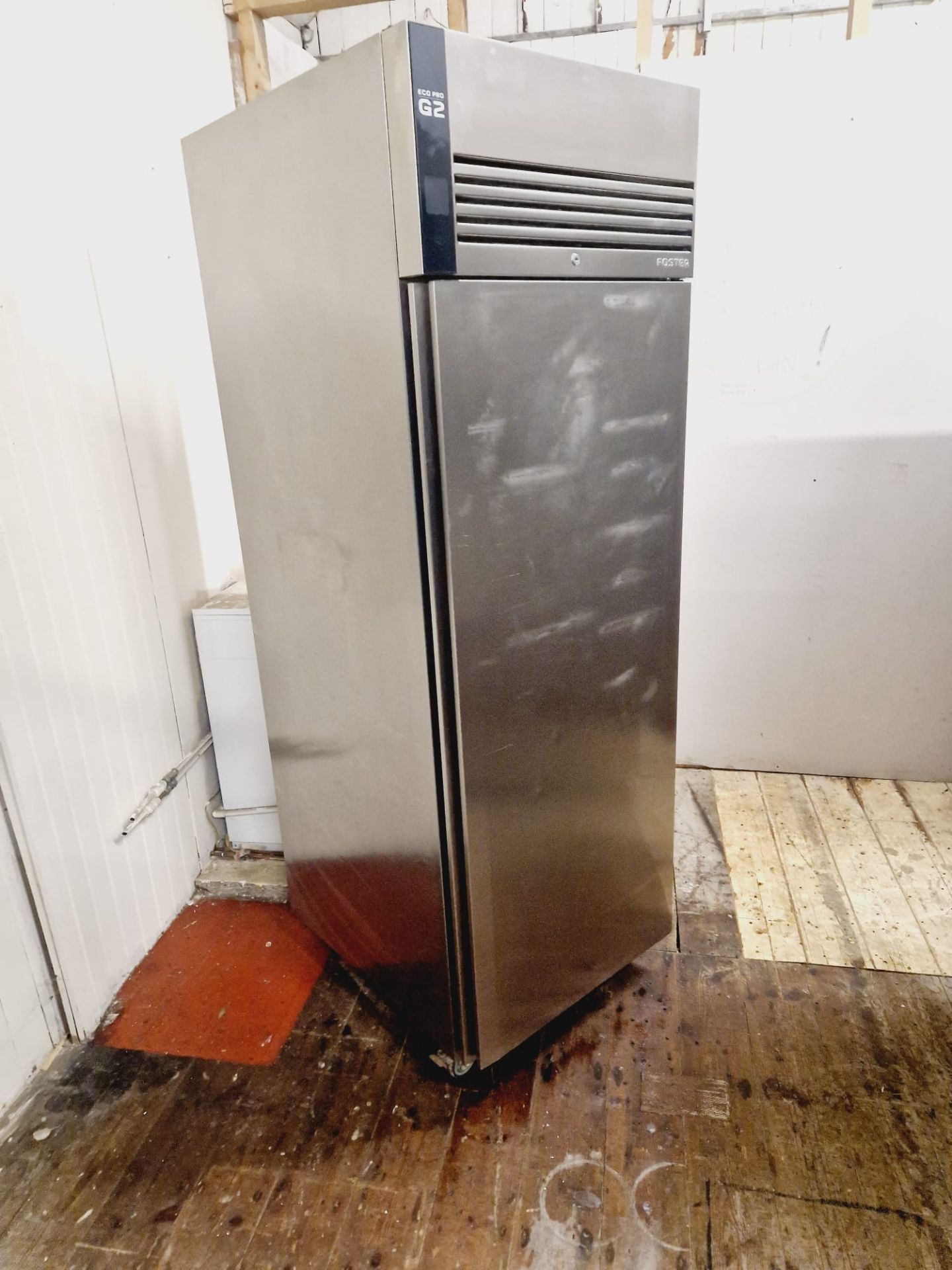 FOSTER G2 UPRIGHT FRIDGE +1 +4 - 600 LITRE - STAINLESS STEEL - FULLY WORKING AND SERVICED