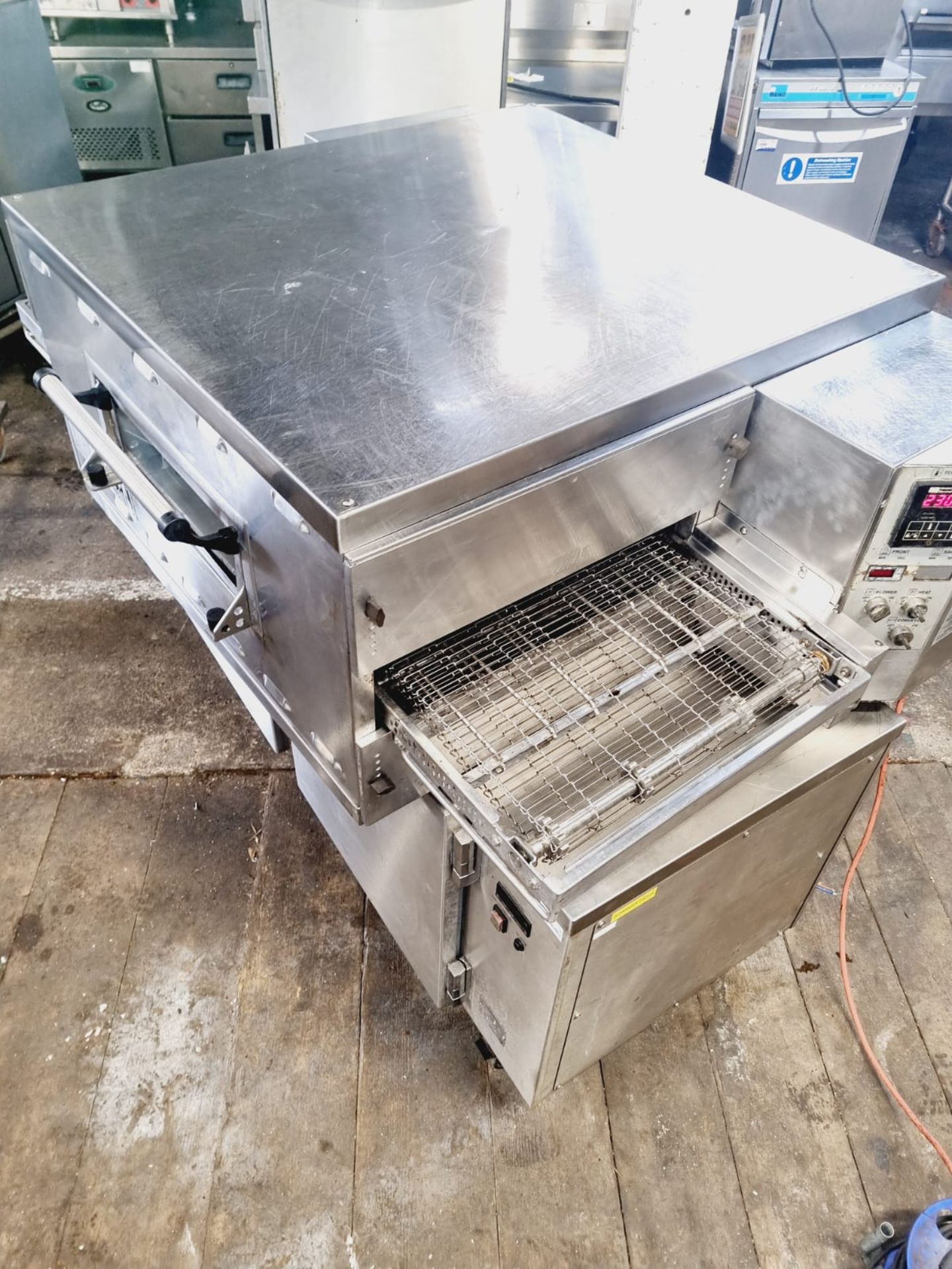 MIDDLE BY MARSHALL GAS PIZZA OVEN - YEAR 2015 - FULLY WORKING AND SERVICED - NO STAND - 20 INCH BELT - Bild 7 aus 7