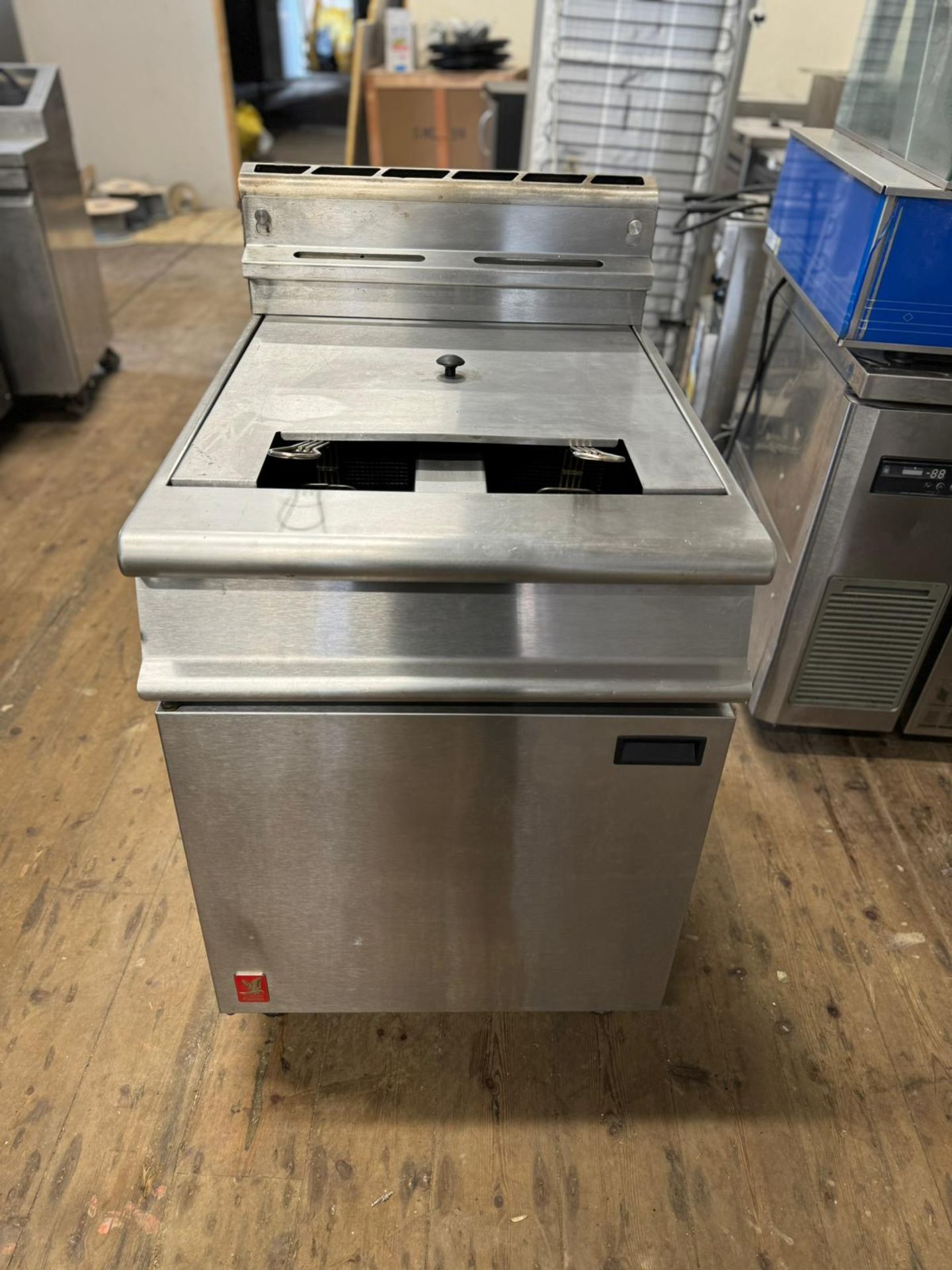 FALCON DOUBLE TANK DOUBLE BASKET GAS FRYER - FULLY WORKING  