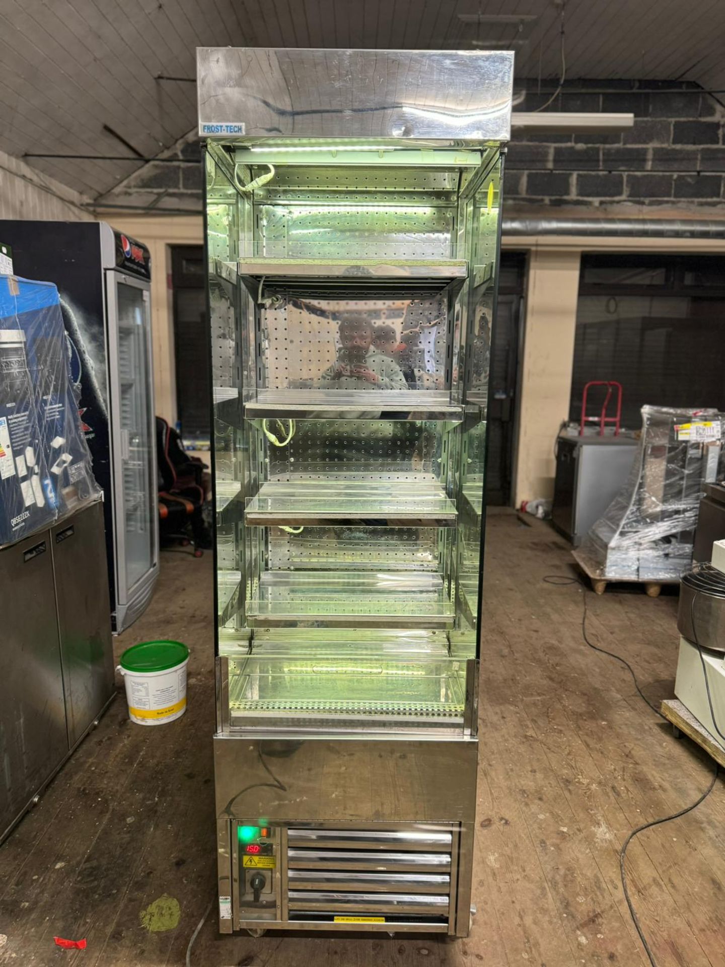 FROST TECH MULTI DECK FRIDGE - 600 MM W AND 2 M HIGH - FULLY WORKING 