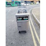 PITCO DOUBLE TANK DOUBLE BASKET - FULLY COMPUTER FRYER - 3 PHASE ELECTRIC - FULLY REFURBISHED 
