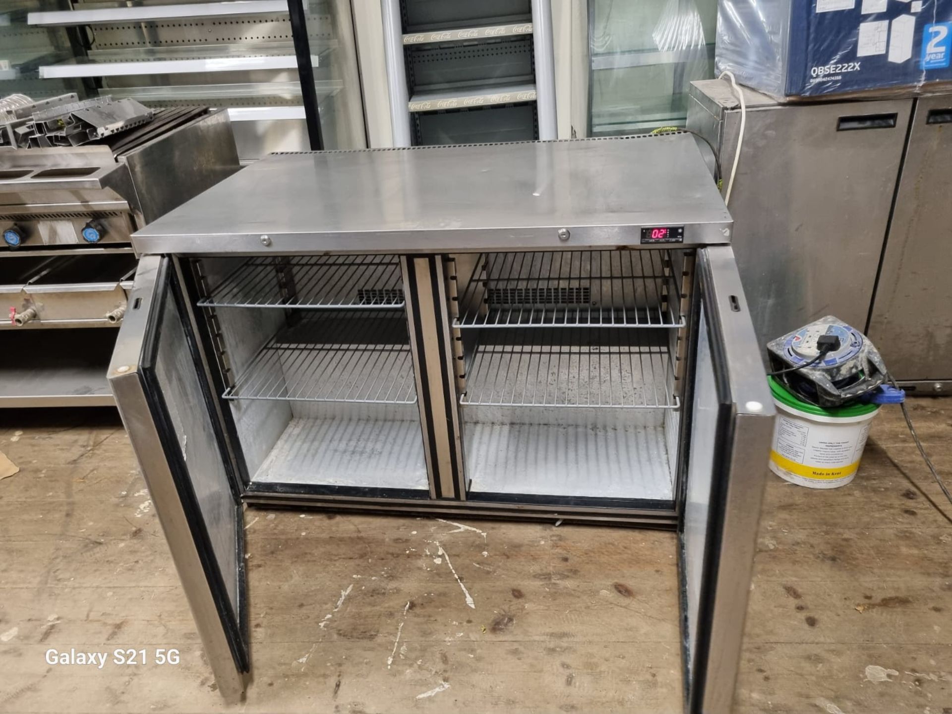 FOSTER HR360 UNDER COUNTER FRIDGE - 1200 MM W 700 MM D - FULLY WORKING - Image 6 of 6