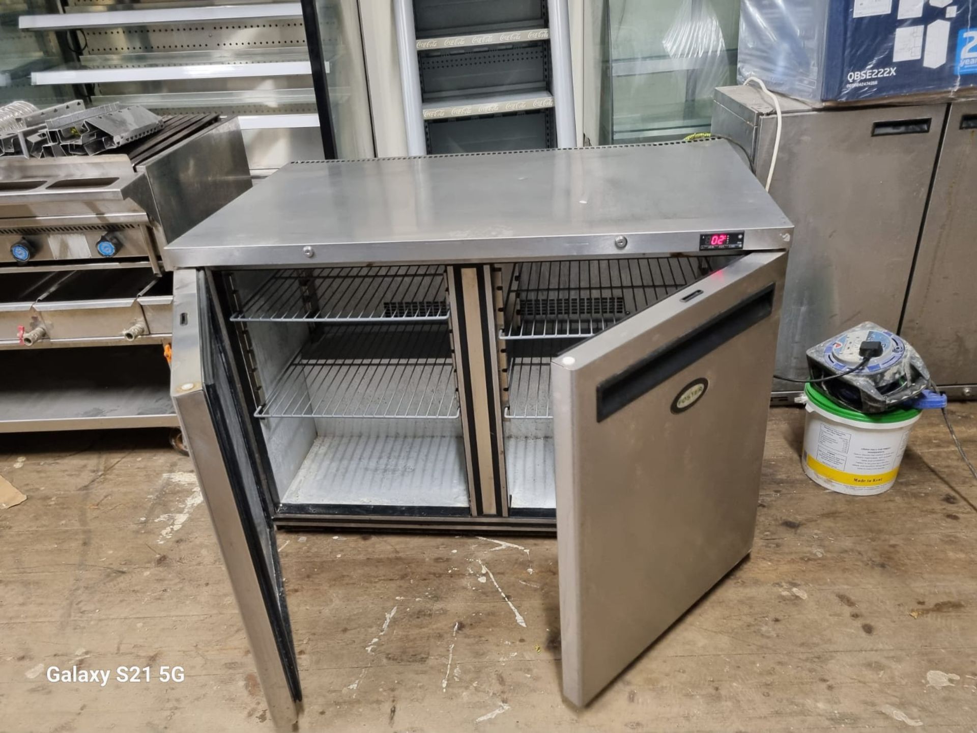 FOSTER HR360 UNDER COUNTER FRIDGE - 1200 MM W 700 MM D - FULLY WORKING - Image 4 of 6