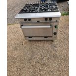 FALCON CHITAIN 4 BURNER COOKER WITH OVEN