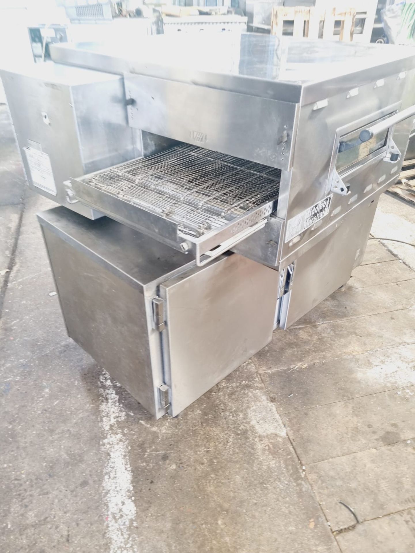 MIDDLE BY MARSHALL GAS PIZZA OVEN - YEAR 2015 - FULLY WORKING AND SERVICED - NO STAND - 20 INCH BELT - Bild 5 aus 7