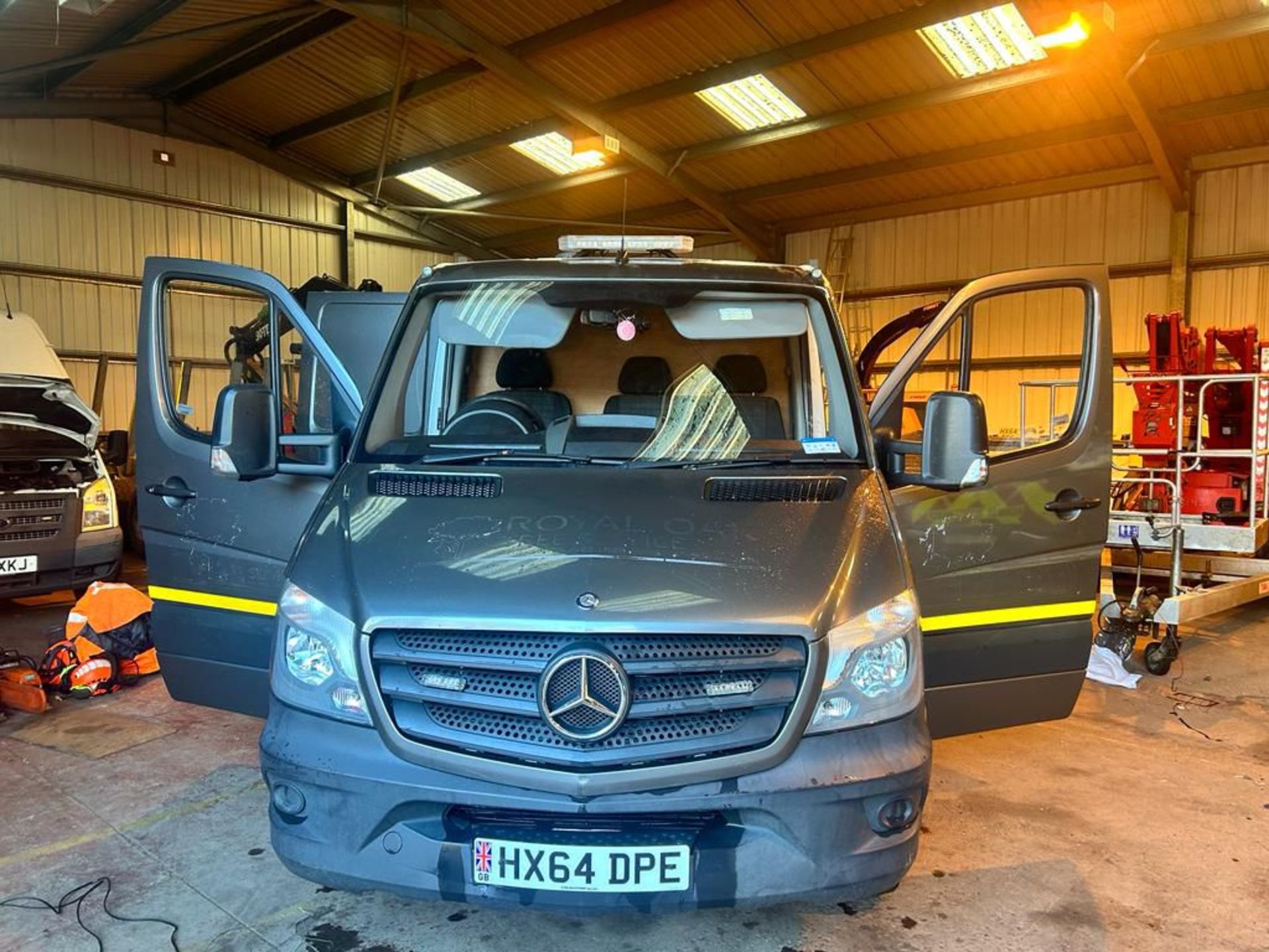 2014 64 MERCEDES SPRINTER DOUBLE CAB ARB TIPPER - WRAPPED IN GREY - LOW 64K MILES - Bild 6 aus 14