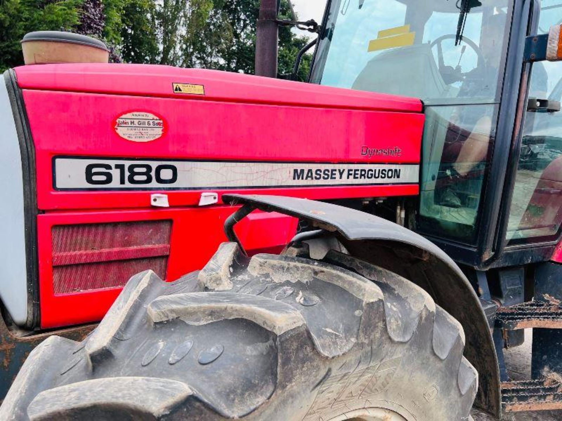 MASSEY FERGUSON 6180 4WD TRACTOR *5576 HOURS* C/W FRONT LINKAGE - Image 13 of 15