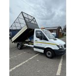 2018 68 MERCEDES SPRINTER CAGED TIPPER - 63K MILES - EURO 6 - 1 KEY