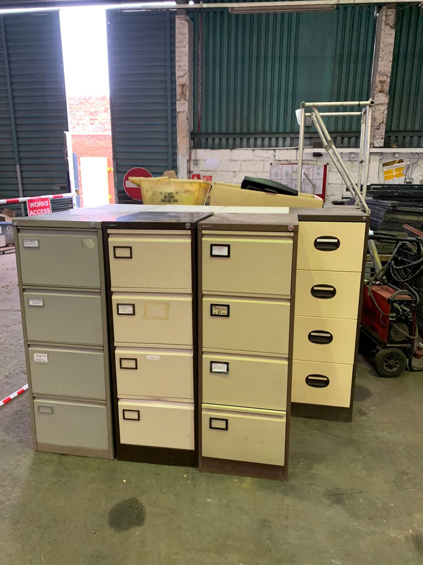 7 X 4 DRAWER ECONOMY FILING CABINETS