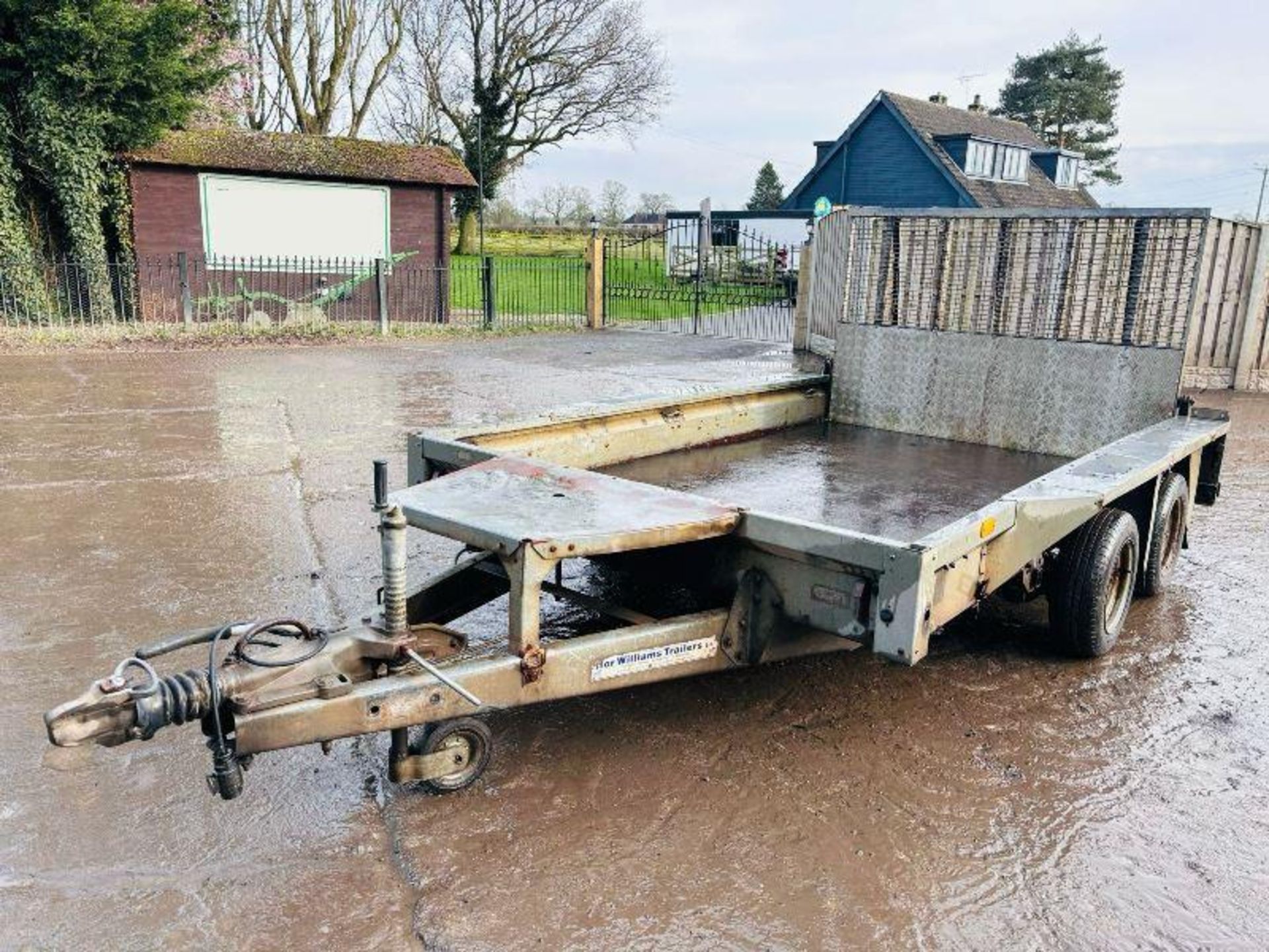 IFOR WILLIAMS *10FT X 6FT* TWIN AXLE PLANT TRAILER - Image 8 of 10
