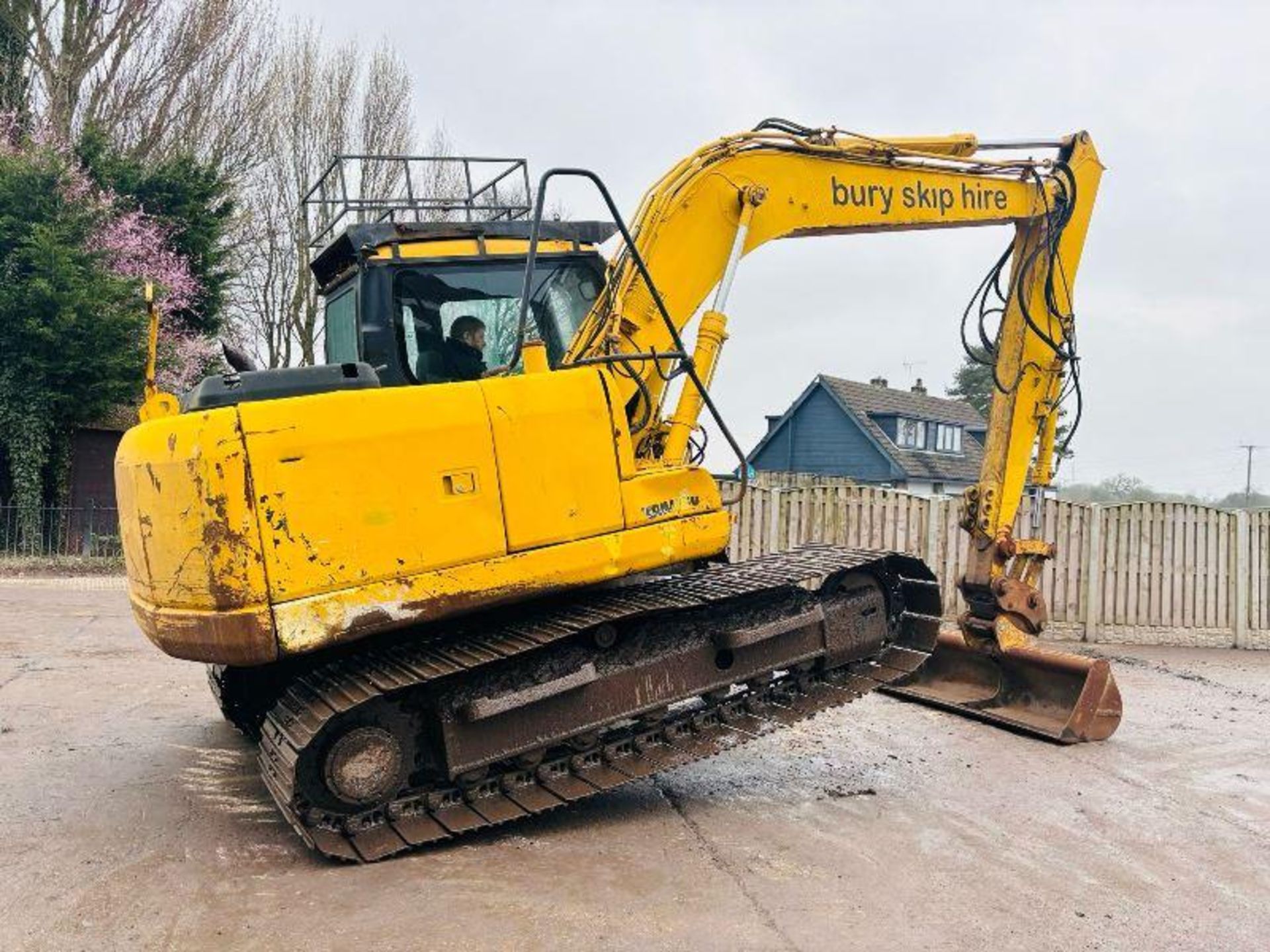 KOMATSU PC130 TRACKED EXCAVATOR C/W QUICK HITCH & BUCKET  - Image 13 of 17