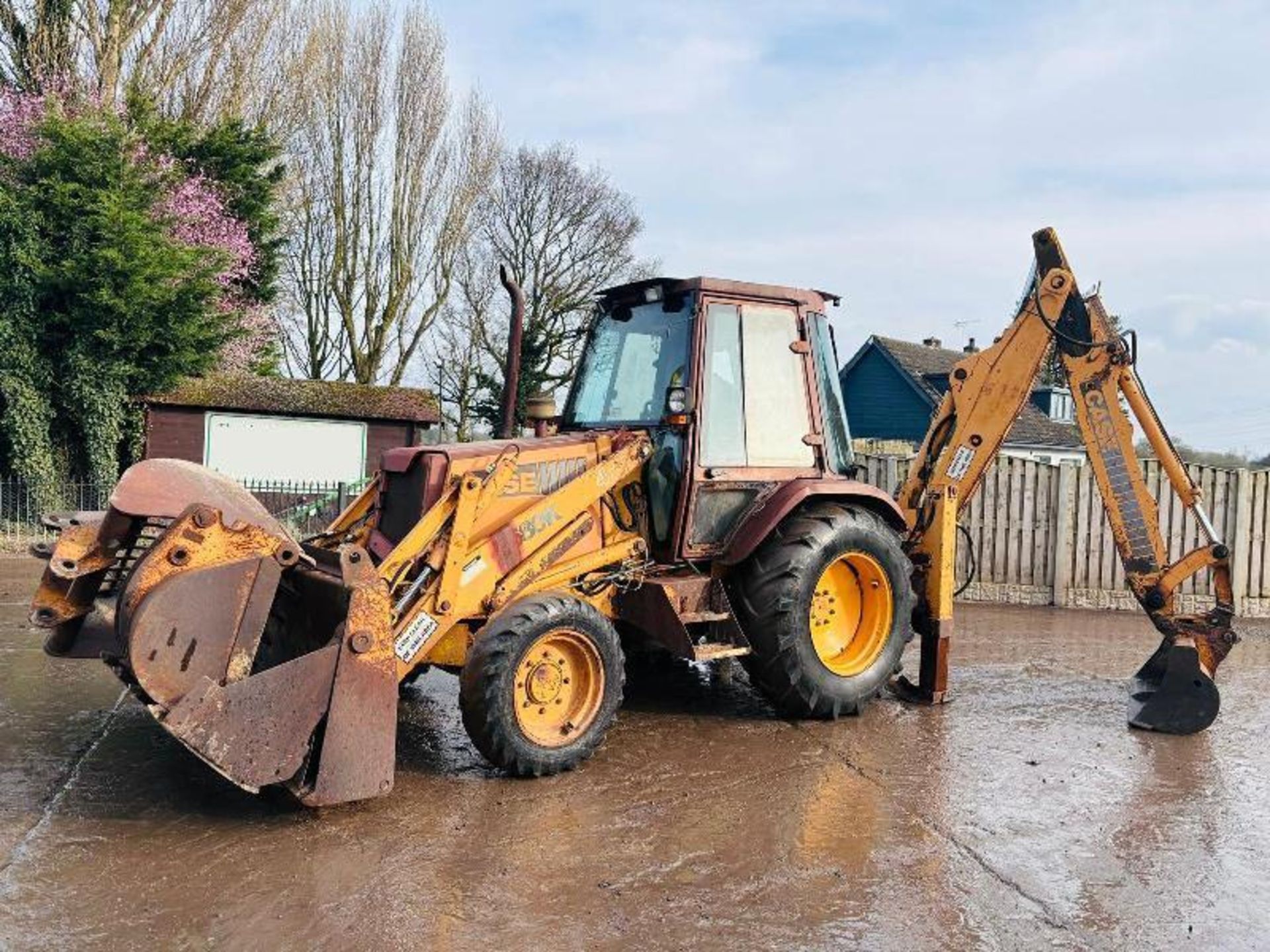 CASE 580K 4WD BACKHOE DIGGER C/W EXTENDING DIG  - Image 17 of 20