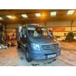 2014 64 MERCEDES SPRINTER DOUBLE CAB ARB TIPPER - WRAPPED IN GREY - LOW 64K MILES