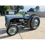 GREY FERGUSON 2WD TRACTOR C/W REAR WEIGHT BLOCK