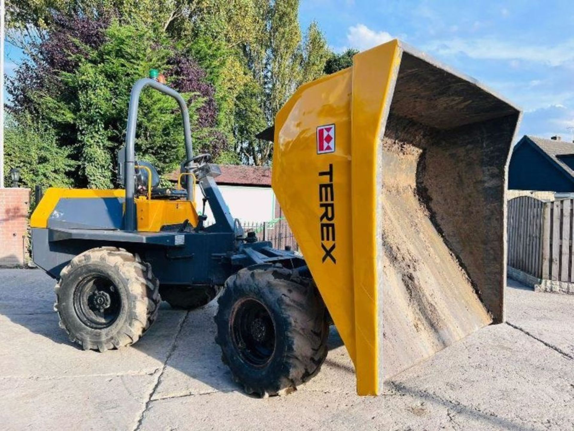 TEREX TA6 4WD DUMPER * YEAR 2014, 1499 HOURS* C/W ROLE BAR - Image 5 of 17