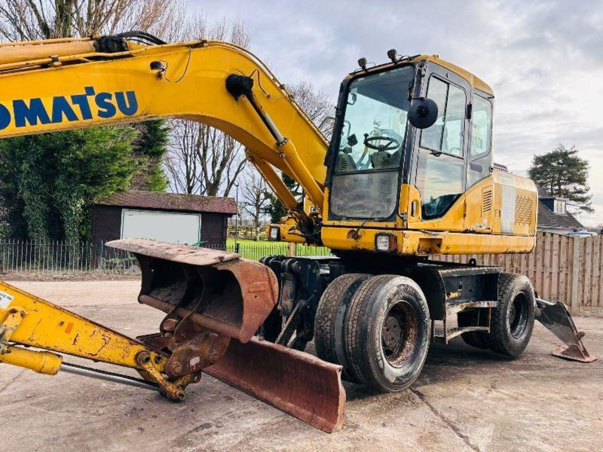 KOMATSU PW160ES-7K 4WD WHEELED EXCAVATOR C/W QUICK HITCH - Image 14 of 14