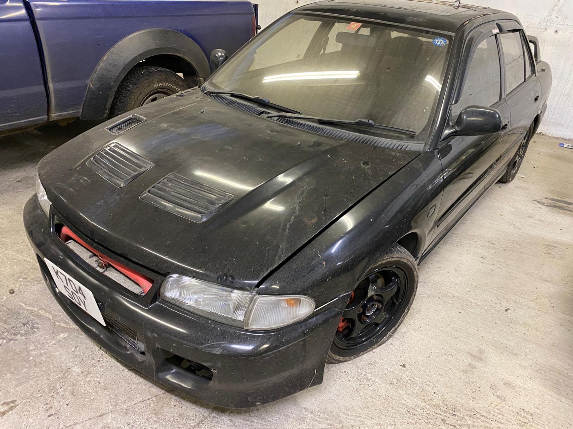 MITSUBISHI EVO 1 - HKS MODS INCLUDING FULL EXHAUST SYSTEM, TURBO TIMER