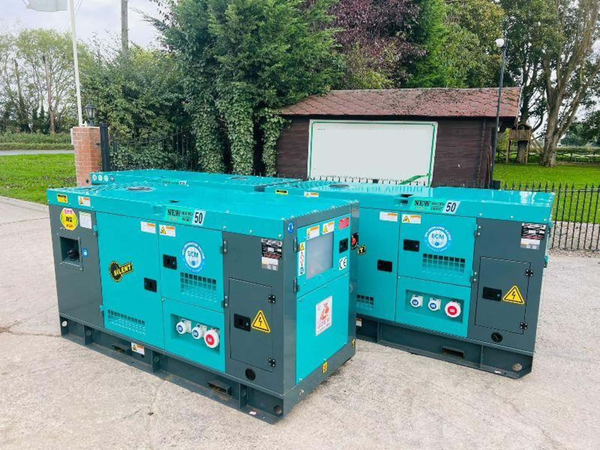 BRAND NEW ASHITA AG3-50 50KVA SILENT RUN GENERATOR *YEAR 2023* - Image 12 of 15