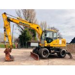 KOMATSU PW160ES-7K 4WD WHEELED EXCAVATOR C/W QUICK HITCH