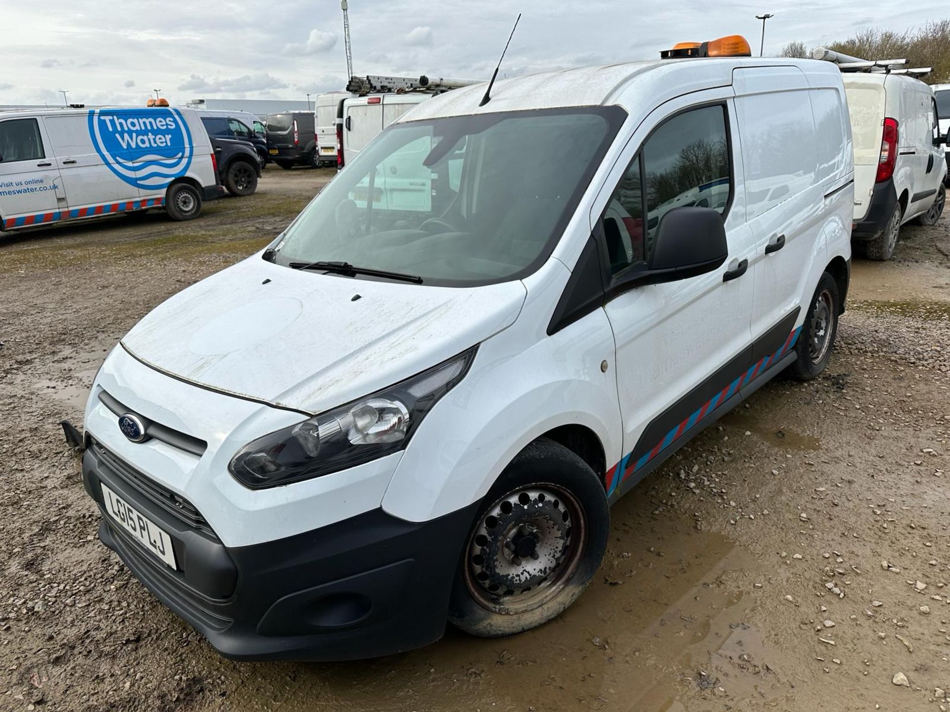 2015 15 FORD TRANSIT CONNECT PANEL VAN - 86K MILES - AIR CON - EX WATER BOARD - Image 6 of 7