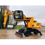 JCB JS175W WHEELED EXCAVATOR *YEAR 2012* C/W FRONT BLADE