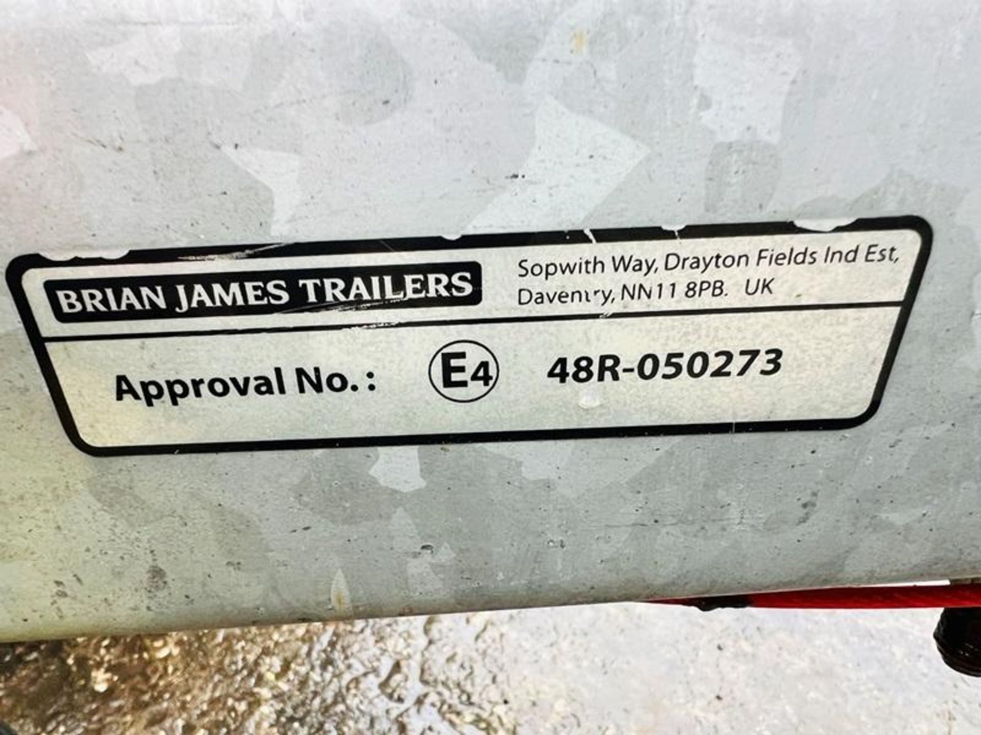 BRIAN JAMES TWIN AXLE CARGO SHIFTER TRAILER C/W DROP DOWN LOADING RAMP - Bild 4 aus 10