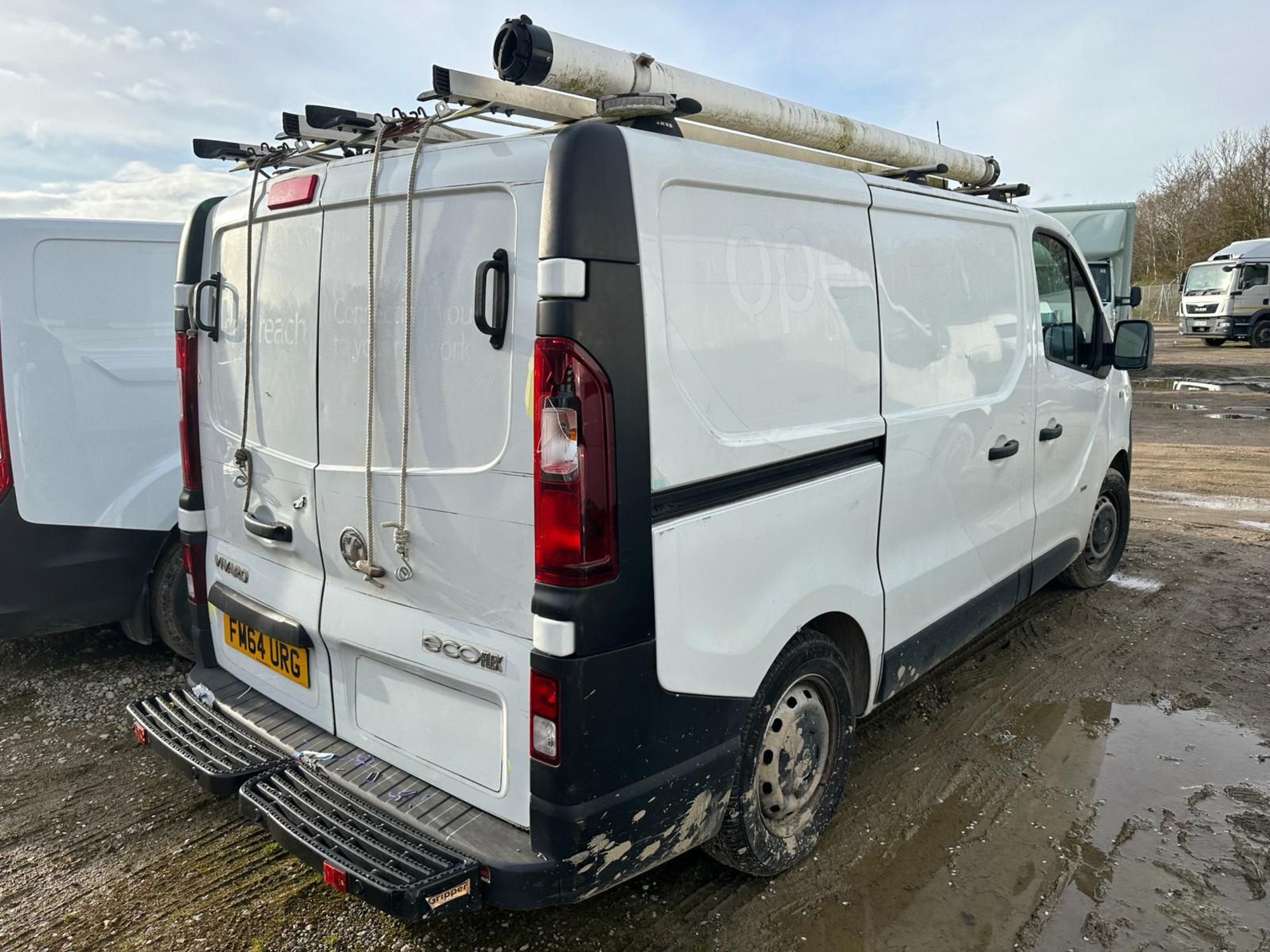 2015 64 VAUXHALL VIVARO PANEL VAN - 78K MILES - EX BT - TWIN SIDE DOORS - ROOF RACK  - Bild 8 aus 10