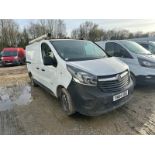 2015 64 VAUXHALL VIVARO PANEL VAN - 78K MILES - EX BT - TWIN SIDE DOORS - ROOF RACK 