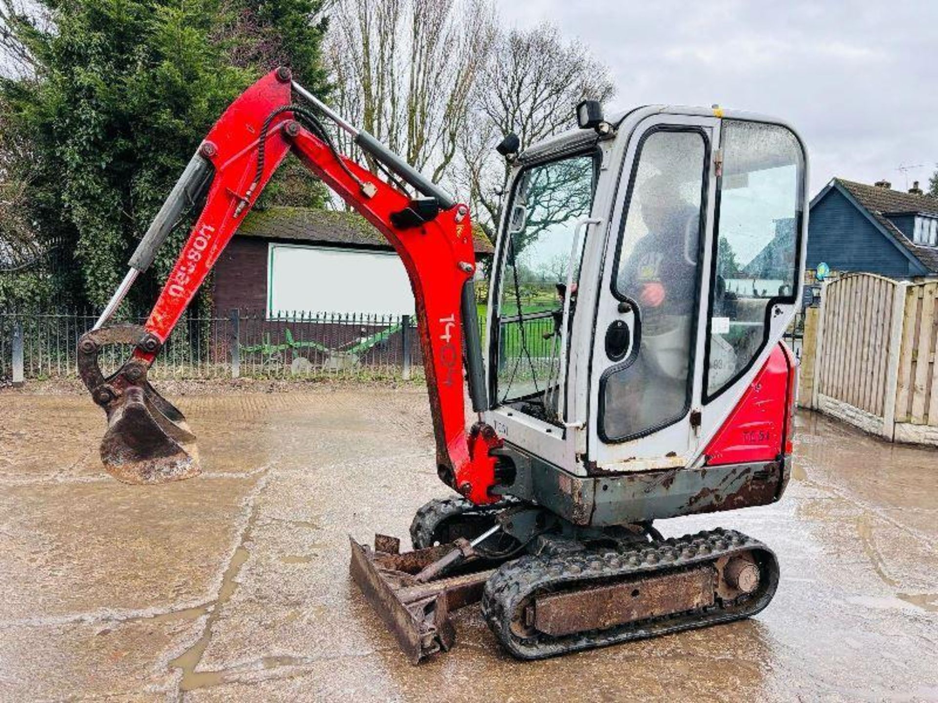 NEUSON TE51 TRACKED EXCAVATOR C/W EXPANDING TRACKS - Image 3 of 16