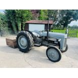 GREY FERGUSON 2WD TRACTOR C/W REAR BACK BOX