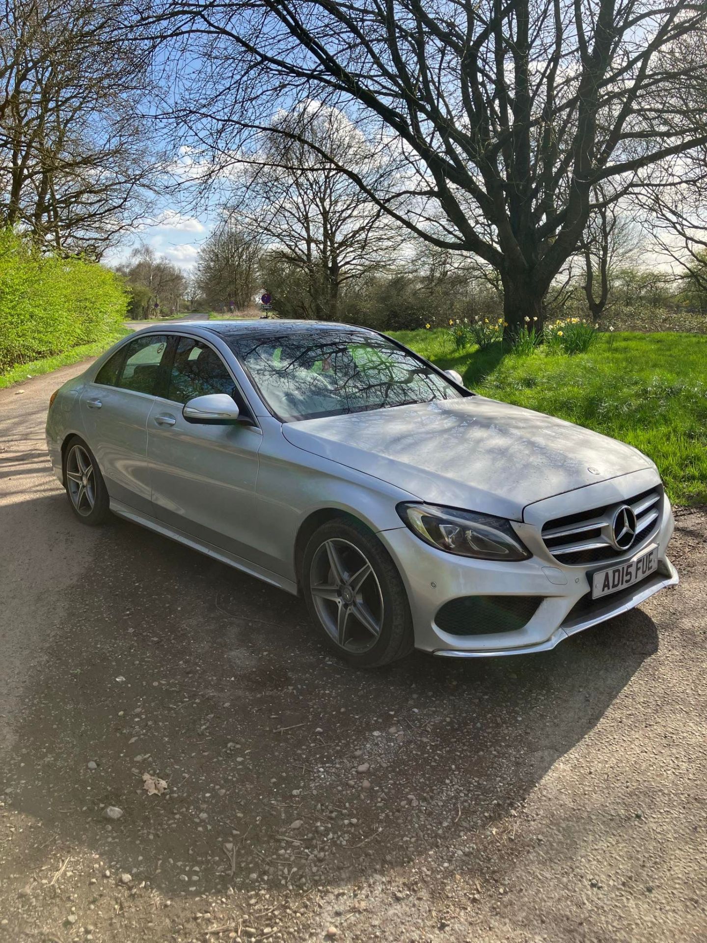 2015 15 MERCEDES C220D SPORT PREMIUM PLUS SALOON - 104K MILES - AIR SUSPENSION - PAN ROOF - SAT NAV