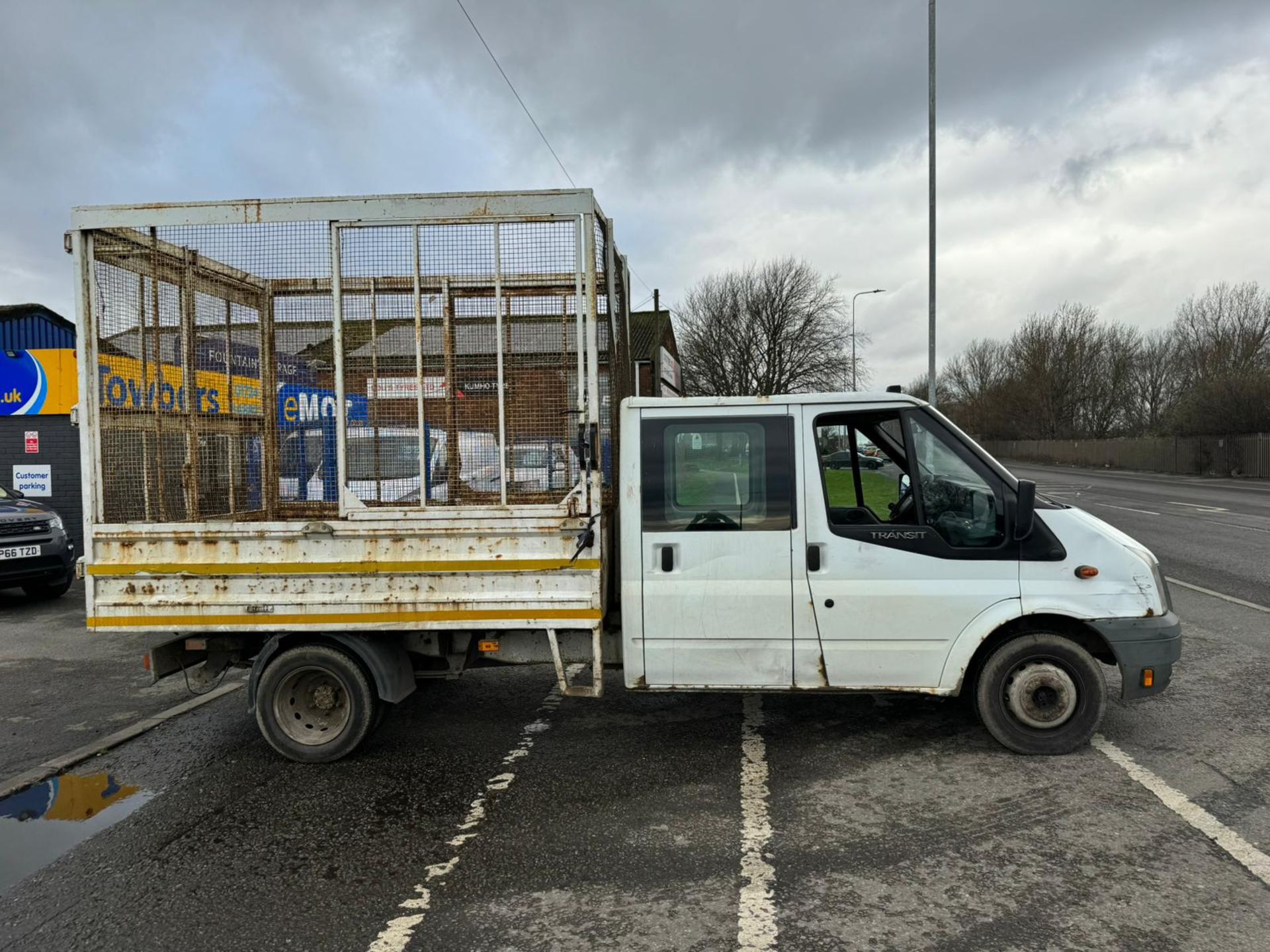 2011 11 FORD TRANSIT CREW CAB CAGED TIPPER - 204K MILES - Image 9 of 9