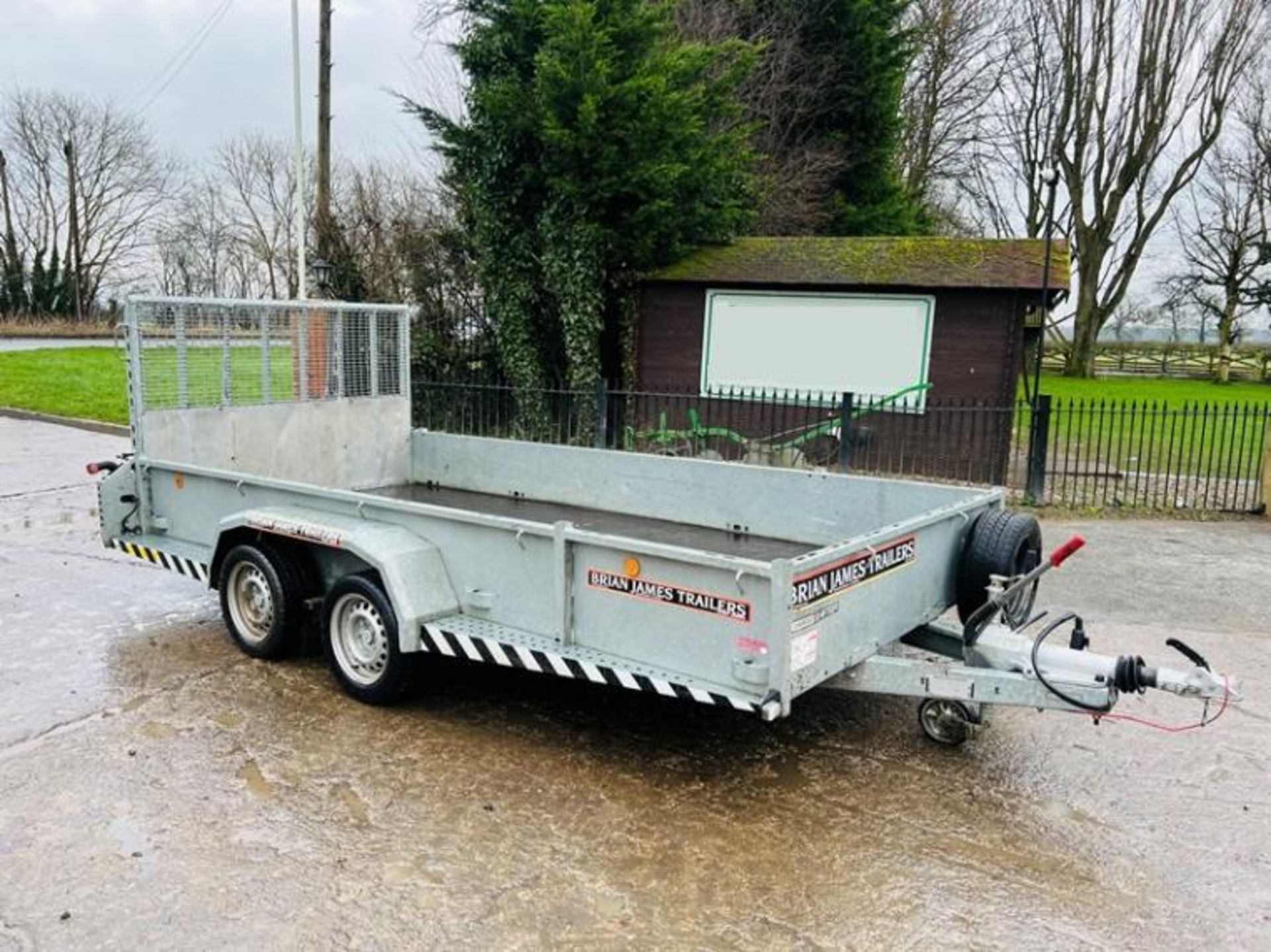 BRIAN JAMES TWIN AXLE CARGO SHIFTER TRAILER C/W DROP DOWN LOADING RAMP - Bild 7 aus 10