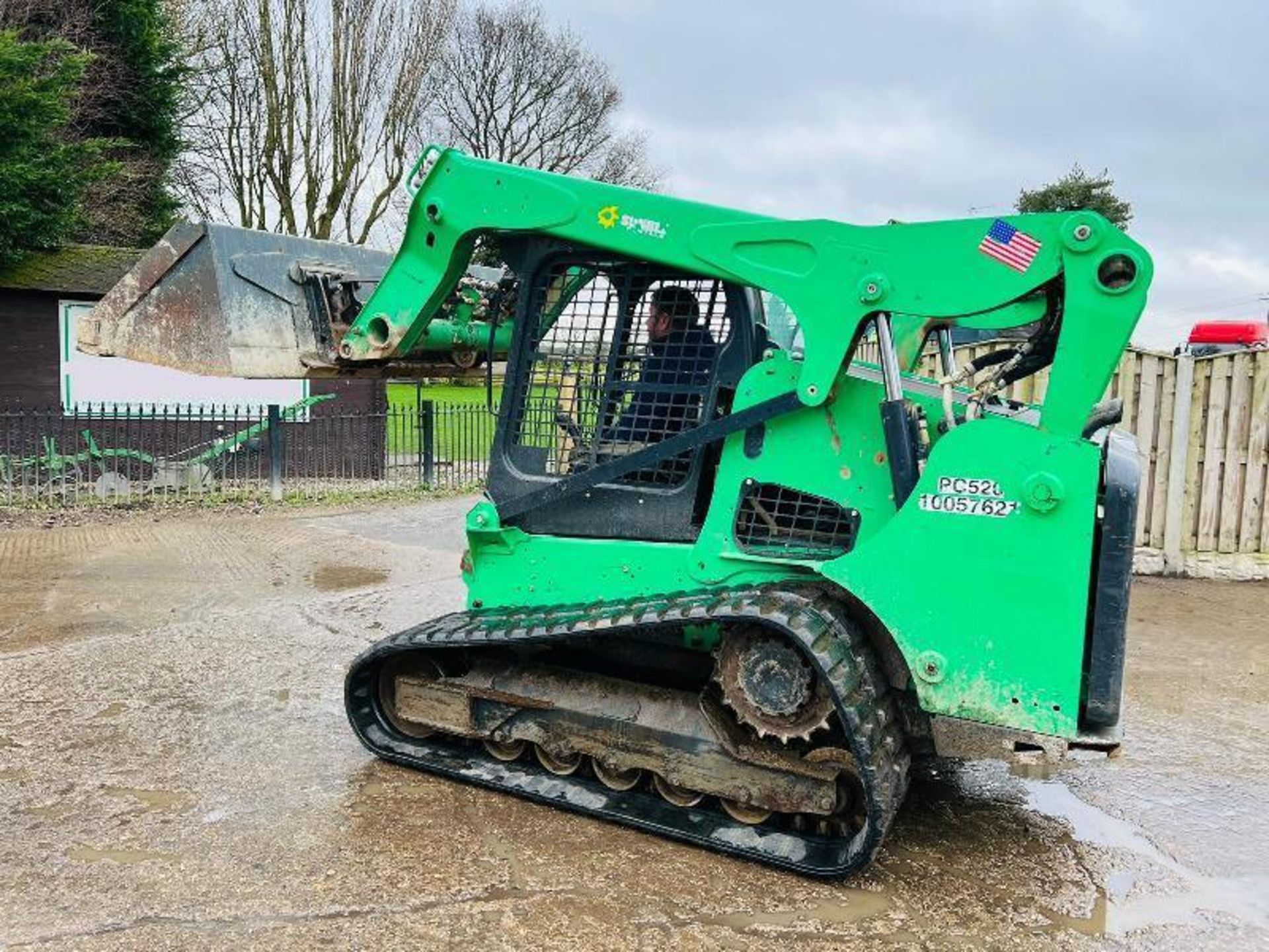 BOBCAT T740 TRACKED SKIDSTEER *YEAR 2018, 2632 HOURS* C/W BUCKET - Image 4 of 18