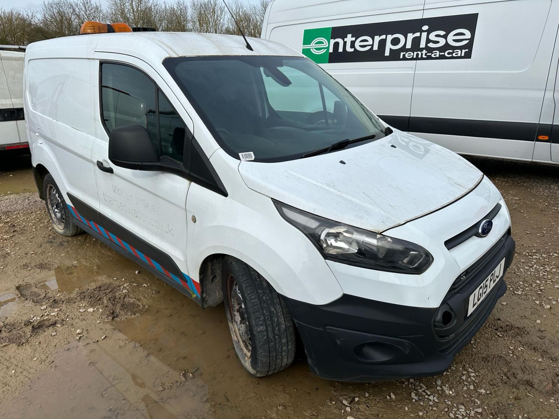 2015 15 FORD TRANSIT CONNECT PANEL VAN - 86K MILES - AIR CON - EX WATER BOARD