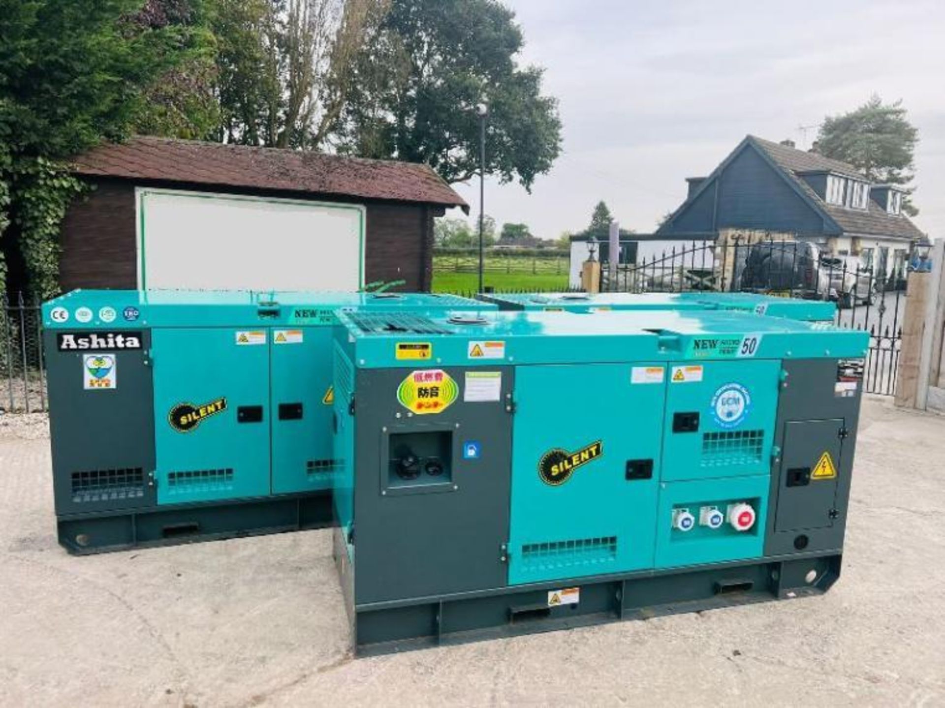 BRAND NEW ASHITA AG3-50 50KVA SILENT RUN GENERATOR *YEAR 2023* - Image 2 of 15