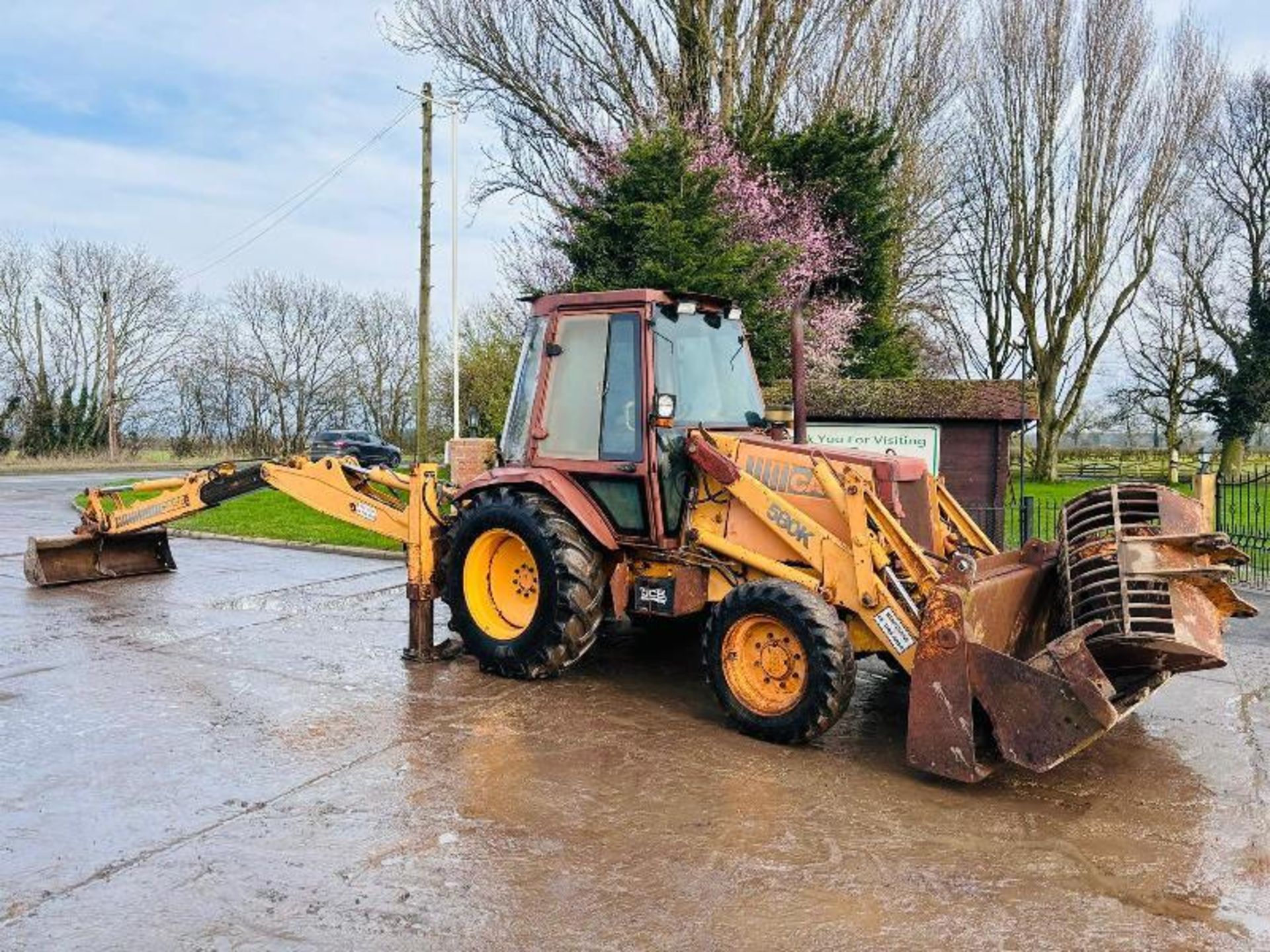 CASE 580K 4WD BACKHOE DIGGER C/W EXTENDING DIG - Image 5 of 20