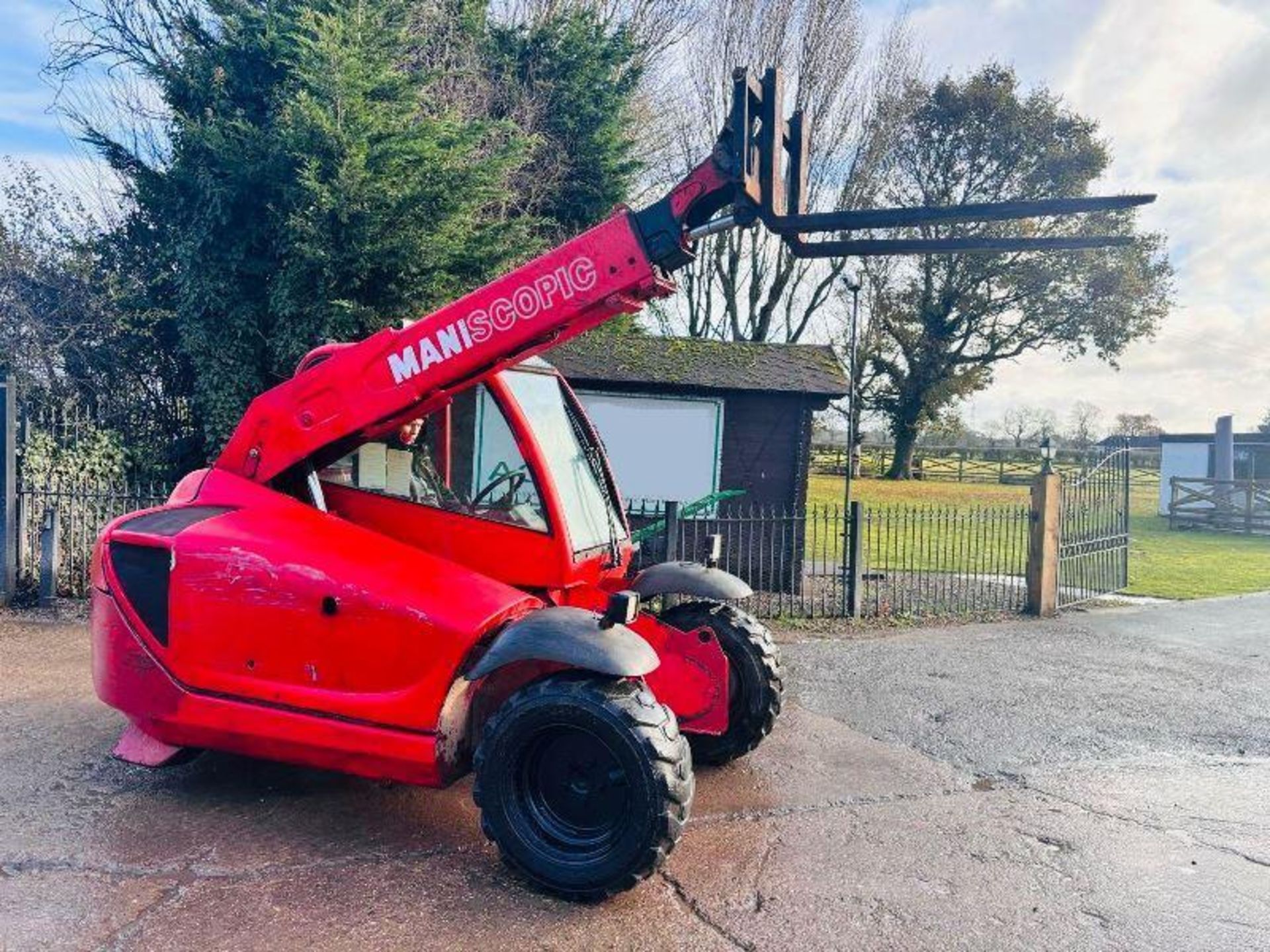 MANITOU SLT415E TELEHANDLER C/W PALLET TINES - Bild 6 aus 19